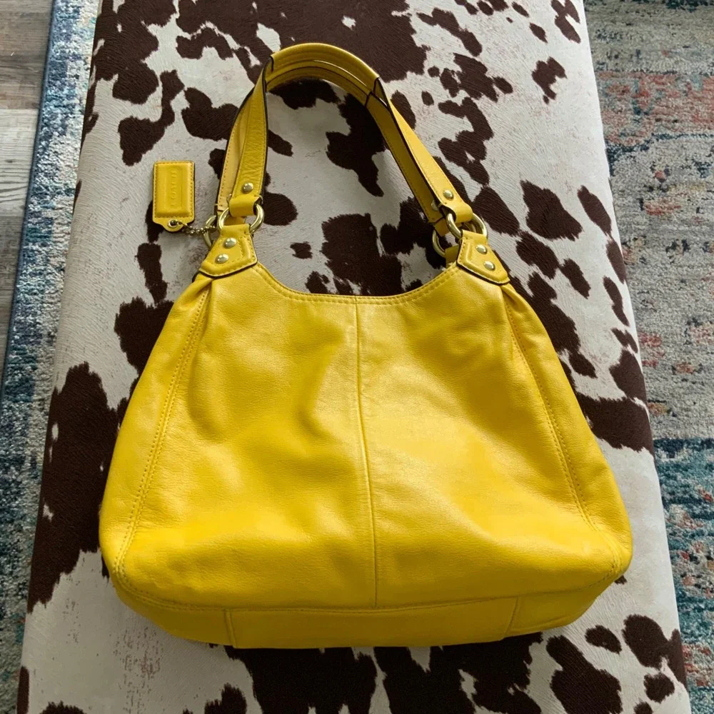 COACH F21926 Ashley Leather Hobo Shoulder Bag/‎ Purse